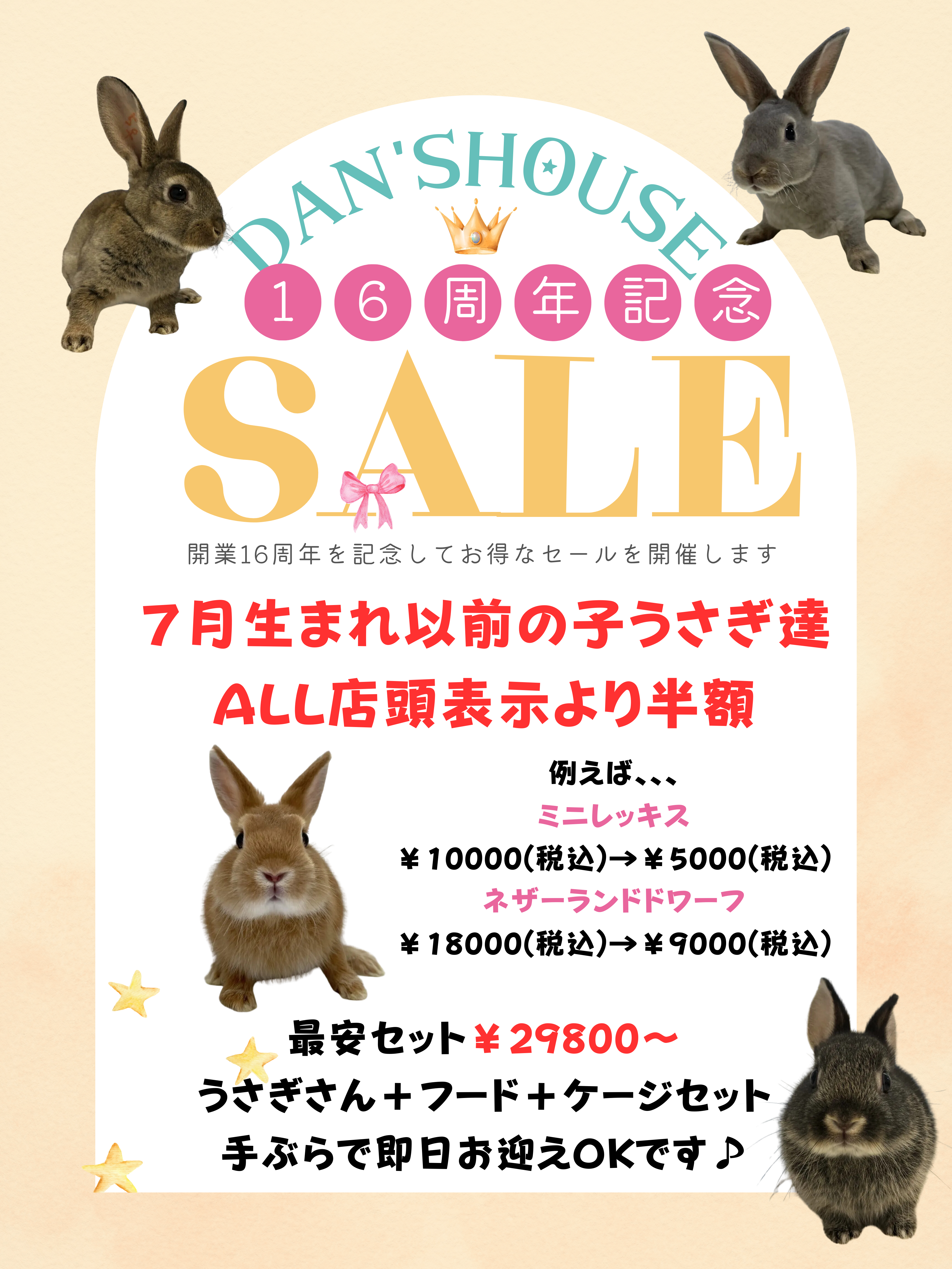 周年祭SALE